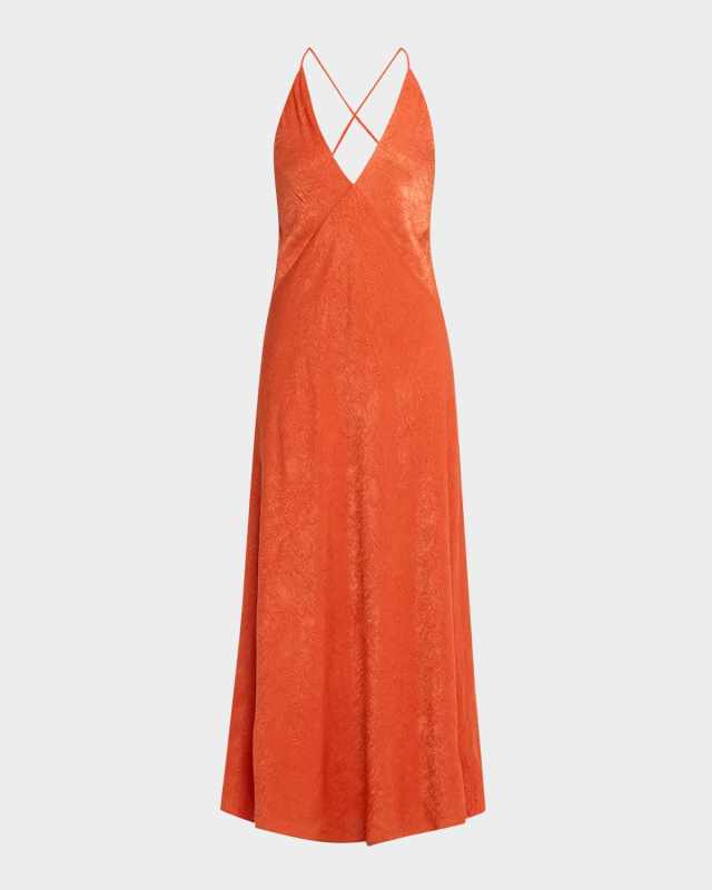 Arielle Plunging Maxi Dress